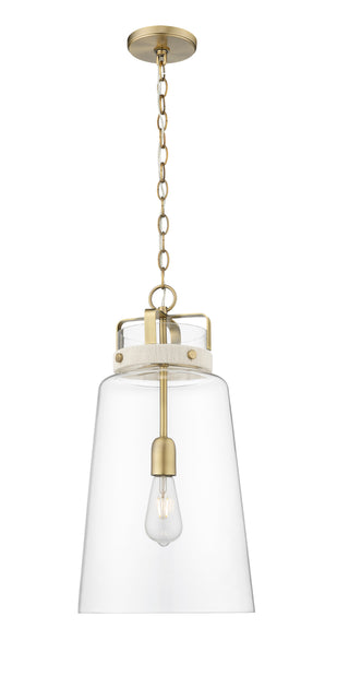 Lolla 1-Light Pendant Light Vintage Brass