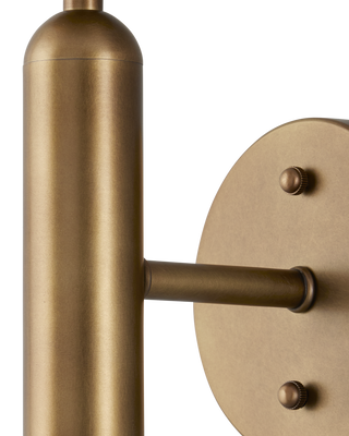 Barbican Single-Light Brass Wall Sconce