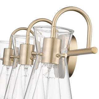 Camellia 3-Light Vanity Modern Gold