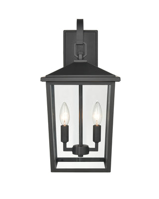 Fetterton 2-Light Outdoor Wall Sconce Powder Coated Black