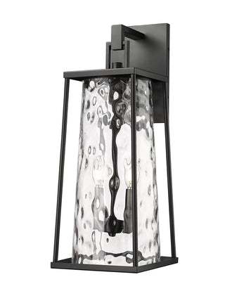 Dutton 2-Light Outdoor Wall Sconce Powder Coated Black