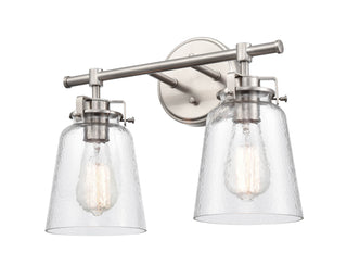 Amberose 2-Light Vanity Brushed Nickel