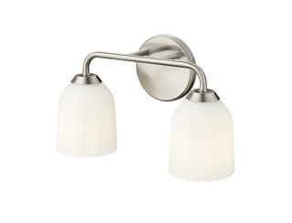 Norah 2-Light Vanity Brushed Nickel