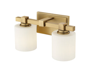 Abelson 2-Light Vanity Vintage Brass