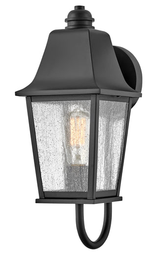 Kingston Medium Wall Mount Lantern in Black
