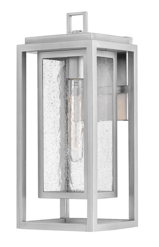 Republic Medium Wall Mount Lantern 12v in Satin Nickel