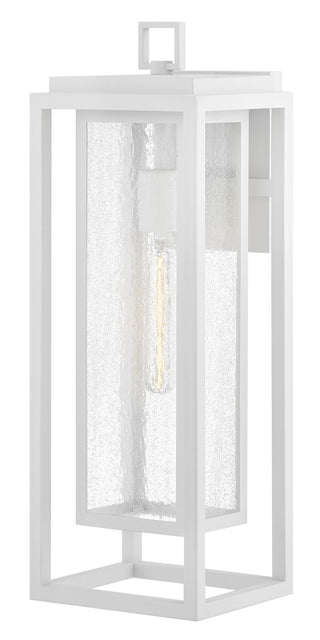 Republic Medium Wall Mount Lantern in Textured White