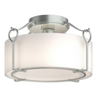 Hubbardton Forge - 121142-SKT-82-GG0218 - Bow Medium Semi-Flush - Bow - Vintage Platinum