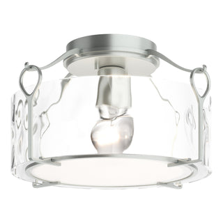 Hubbardton Forge - 121142-SKT-82-LL0218 - Bow Medium Semi-Flush - Bow - Vintage Platinum