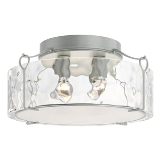 Hubbardton Forge - 121145-SKT-82-LL0216 - Bow Large Semi-Flush - Bow - Vintage Platinum