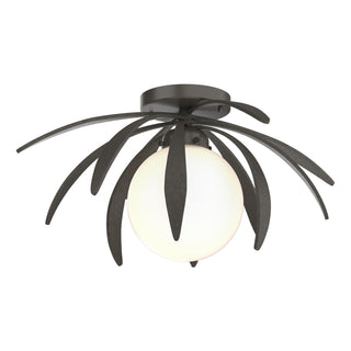 Hubbardton Forge - 124350-SKT-07-GG0631 - Dahlia Semi-Flush - Dahlia - Dark Smoke