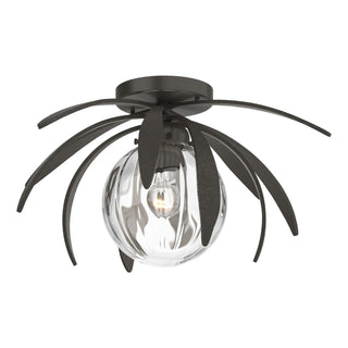 Hubbardton Forge - 124350-SKT-07-LL0631 - Dahlia Semi-Flush - Dahlia - Dark Smoke