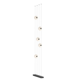 Hubbardton Forge - 289520-LED-STND-10-GG0668 - Abacus 5-Light Floor to Ceiling Plug-In LED Lamp - Abacus - Black