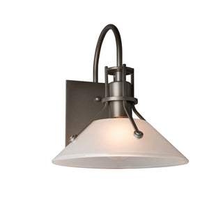 Hubbardton Forge - 302709-SKT-77-FD0673 - Henry Small Glass Shade Outdoor Sconce - Henry - Coastal Dark Smoke