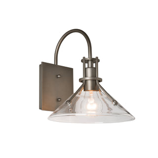 Hubbardton Forge - 302709-SKT-77-ZM0673 - Henry Small Glass Shade Outdoor Sconce - Henry - Coastal Dark Smoke