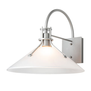 Hubbardton Forge - 302714-SKT-78-FD0686 - Henry Large Glass Shade Outdoor Sconce - Henry - Coastal Burnished Steel