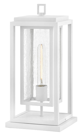 Republic Medium Pier Mount Lantern 12v in Textured White