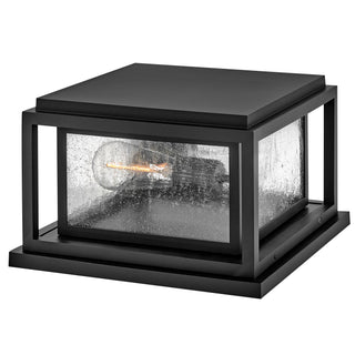 Republic Small Pier Mount Lantern 12v in Black