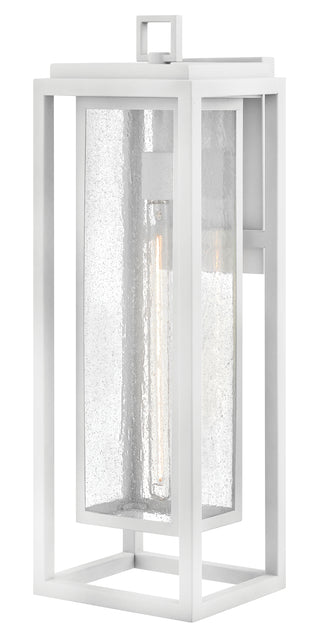 Republic Large Wall Mount Lantern in Textured White