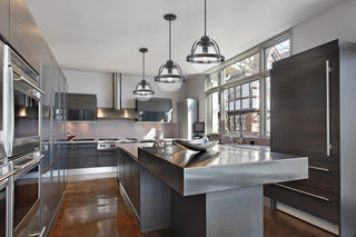 Pendleton One Light Pendant in Matte Black