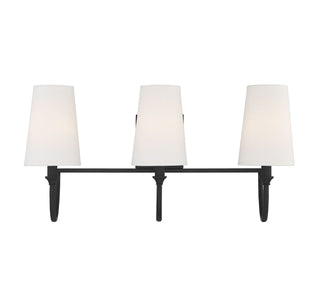 Savoy House - 8-2542-3-89 - Three Light Bath Bar - Cameron - Matte Black