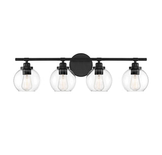 Savoy House - 8-4050-4-BK - Four Light Bath Bar - Carson - Matte Black