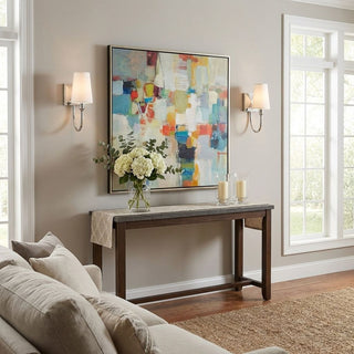 Cameron One Light Wall Sconce in Polished Nickel