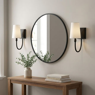 Cameron One Light Wall Sconce in Matte Black