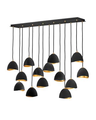 Hinkley - 35909SHB - LED Pendant - Nula - Shell Black