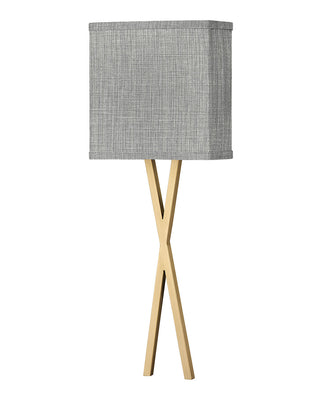 Hinkley - 41101HB - LED Wall Sconce - Axis Heathered Gray - Heritage Brass