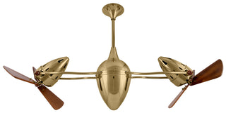 Matthews Fan Company - AR-PB-WD - 48" Ceiling Fan - Ar Ruthiane - Polished Brass