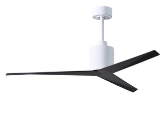 Matthews Fan Company - EK-WH-BK - 56" Ceiling Fan - Eliza - Gloss White