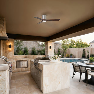 Irene-3HLK 52" Ceiling Fan in Brushed Nickel