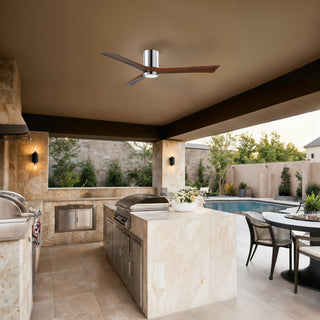 Irene-3HLK 60" Ceiling Fan in Polished Chrome