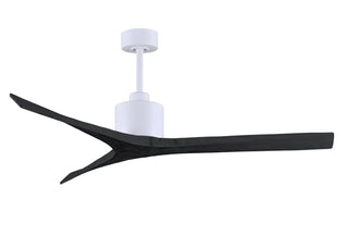 Matthews Fan Company - MW-MWH-BK-60 - 60" Ceiling Fan - Mollywood - Matte White
