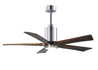 Patricia-5 52" Ceiling Fan in Polished Chrome