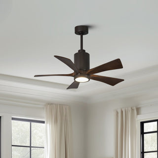 Patricia-5 42" Ceiling Fan in Textured Bronze