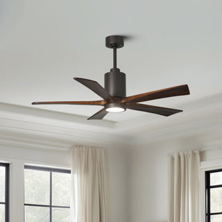 Patricia-5 52" Ceiling Fan in Textured Bronze
