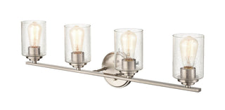 Millennium - 3684-SN - Four Light Vanity - Moven - Satin Nickel