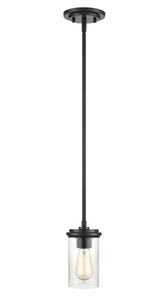 Millennium - 3811-MB - One Light Mini Pendant - Taos - Matte Black