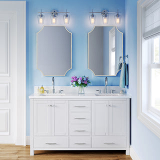 Ashford Three Light Vanity in Chrome