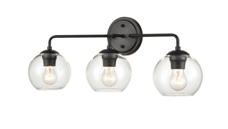 Millennium - 9753-MB - Three Light Vanity - Solmer - Matte Black