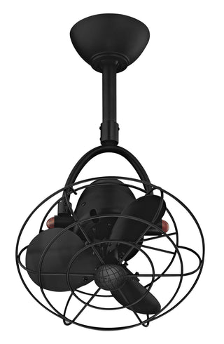 Diane 13" Ceiling Fan in Matte Black