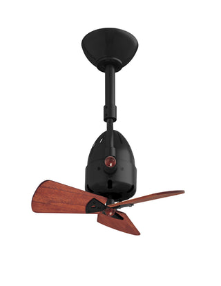 Diane 16" Ceiling Fan in Matte Black