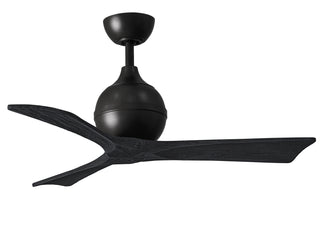 Matthews Fan Company - IR3-BK-BK-42 - 42" Ceiling Fan - Irene-3 - Matte Black