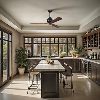 Irene-3 60" Ceiling Fan in Matte Black