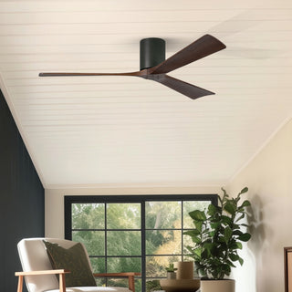 Irene-3H 60" Ceiling Fan in Matte Black
