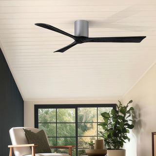 Irene-3H 60" Ceiling Fan in Brushed Nickel