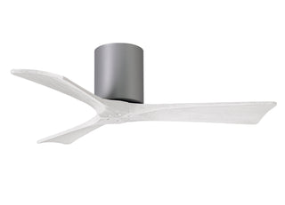 Matthews Fan Company - IR3H-BN-MWH-42 - 42" Ceiling Fan - Irene-3H - Brushed Nickel