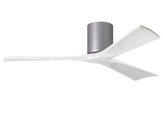 Matthews Fan Company - IR3H-BN-MWH-52 - 52" Ceiling Fan - Irene-3H - Brushed Nickel